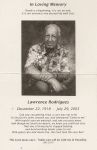 Lawrence P. Rodrigues Memorial
