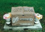 Headstone, Anton Pereira and Victoria Martins Pereira